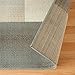 Superior Mid-Century Modern Geometric Design Area Rug, with Jute Backing, Perfect Hardwood, Tile, or Carpet Cover, Ideal for Bedroom, Kitchen, Living Room, Entryway, or Office, 8' x 10', Grey Brown