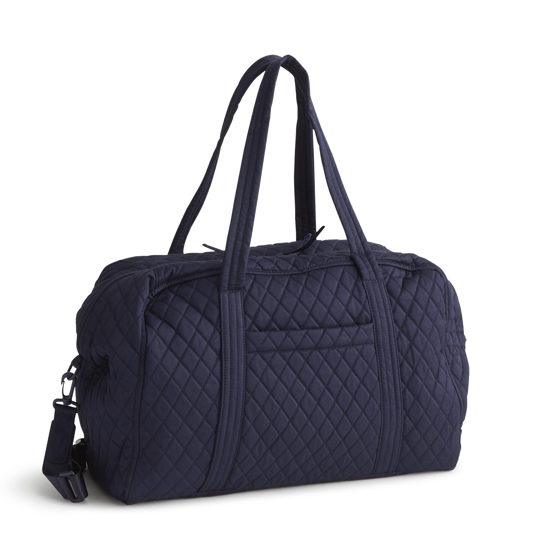 Vera Bradley Women’s Premium Cotton Miramar Weekender Travel Bag, Peacoat, One Size