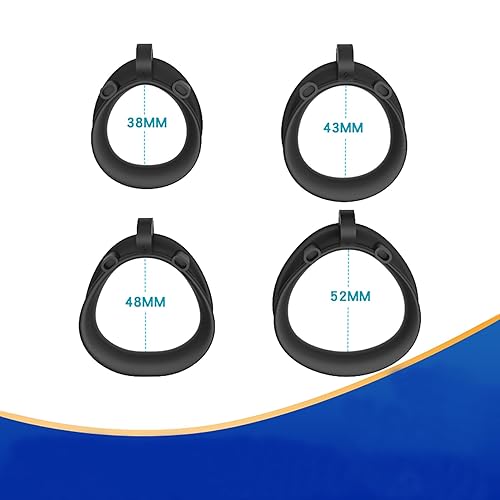 Crysore Flat Chastity Cage with Metal/Silicone Catheter 3D Nylon