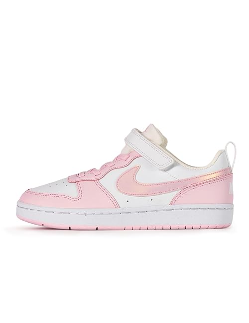 Nike Court Borough Sneaker, White/Pink Foam, 11.5 US Unisex Little Kid