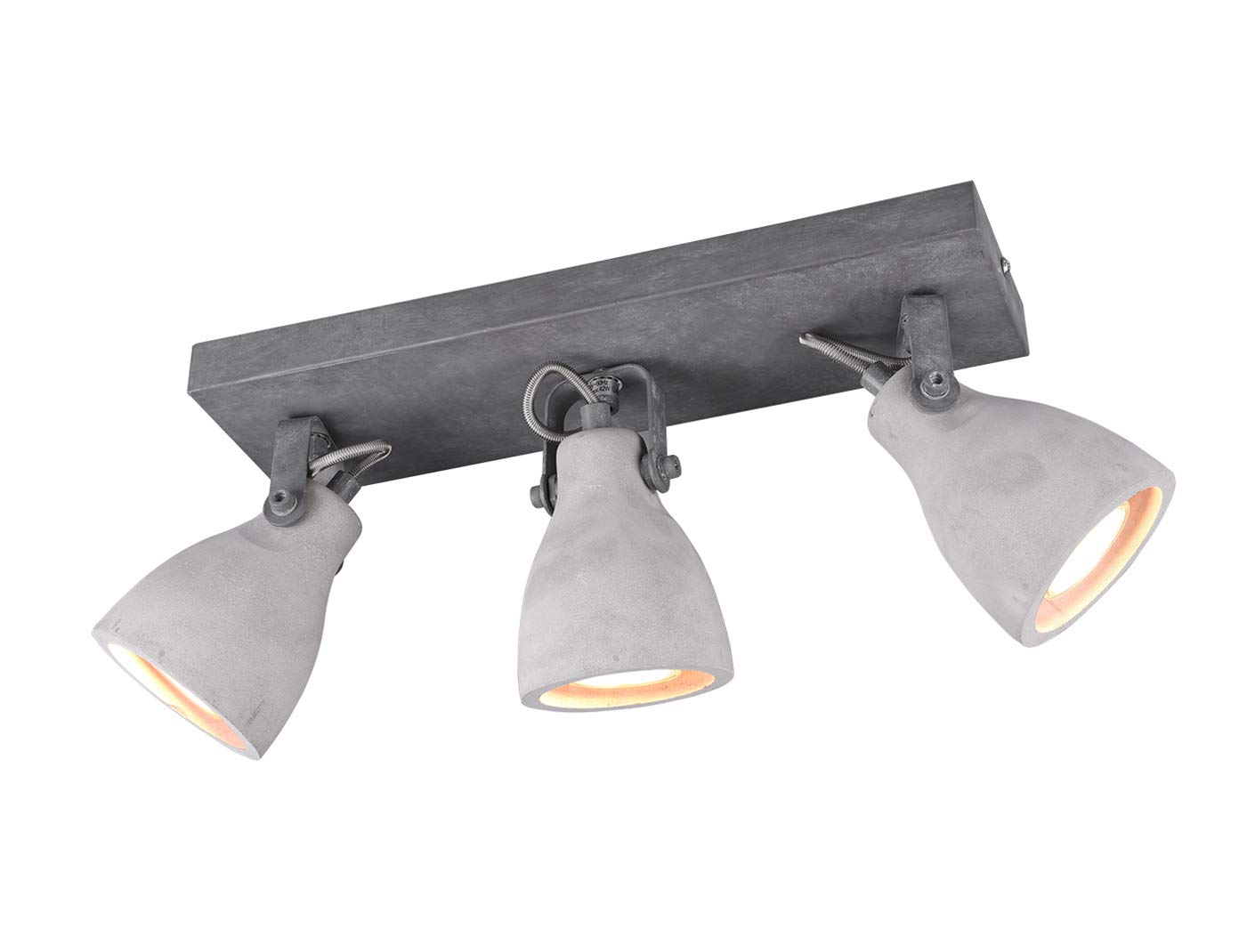 Trio Leuchten 802500378 Timber, grau, 10 x 35 x 18 cm