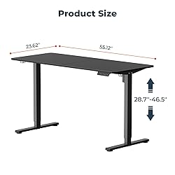 FitStand Adjustable Stand Up Desk with Memory