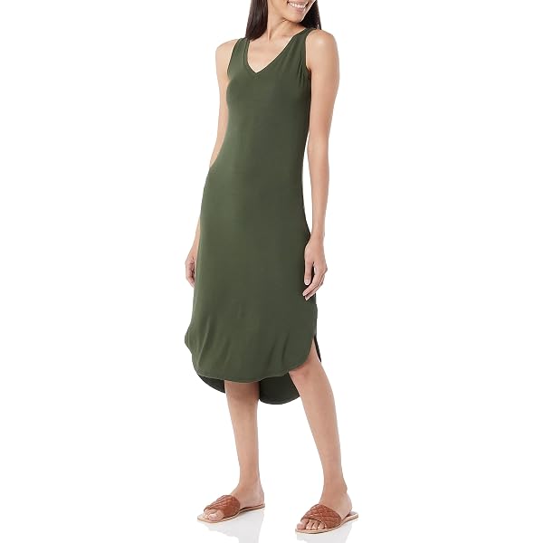 amazon essentials women's tank maxi dress Amazon.com: Amazon Essentials Women's Tank Maxi Dress, Black, XS :  Clothing, Shoes & Jewelry