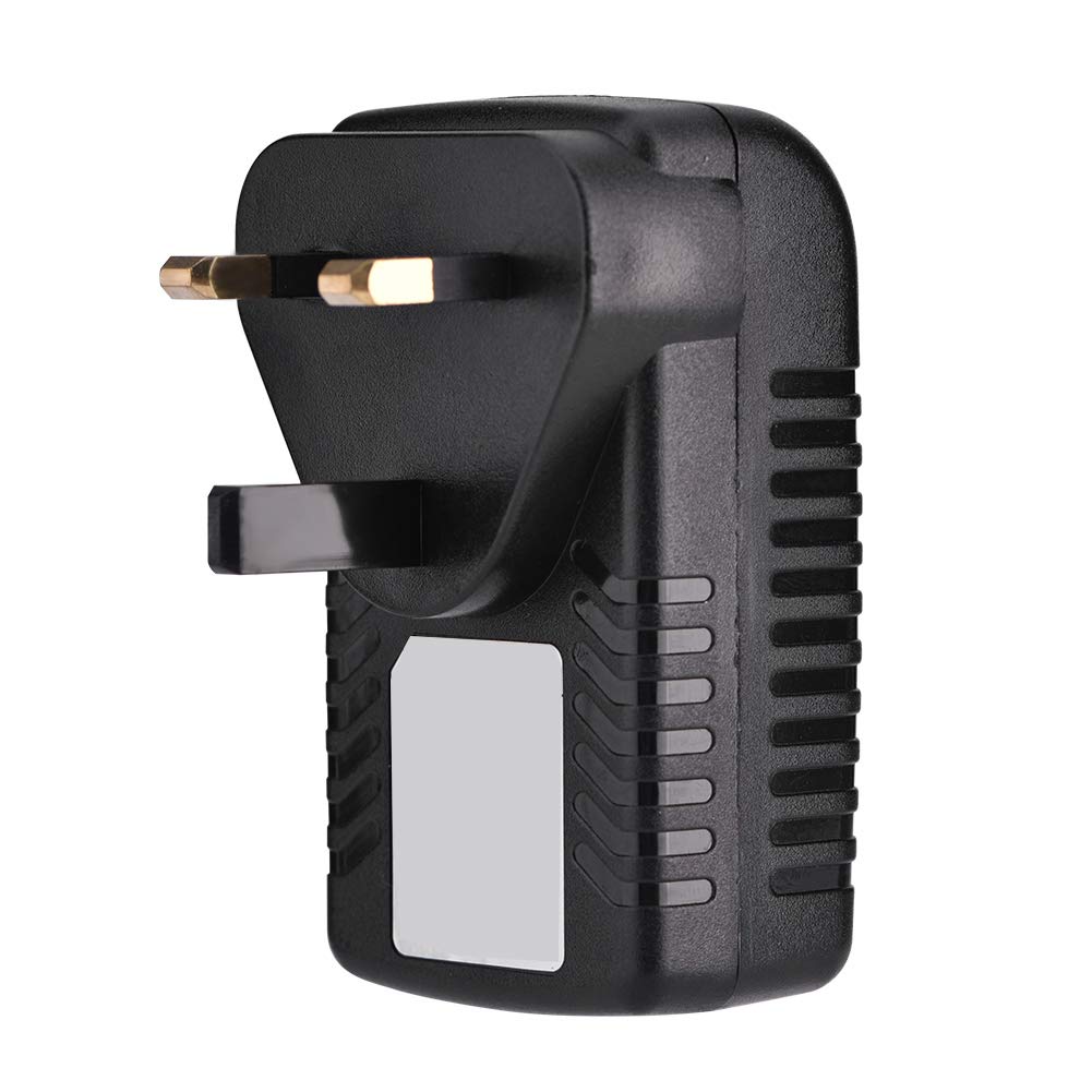 Yunir POE Injector, 48V 0.5A Wall POE Injector Ethernet Adapter IP Phone/Camera Power Supply EU/US/UK Plug(UK)