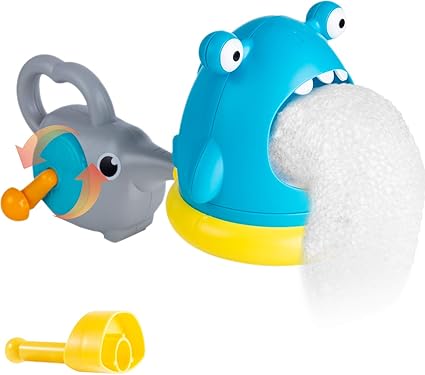 Amazon Com Awotoy Bath Toys For Toddlers 3 4 5 Cute Shark Bathtub Toys For Toddlers Age 3 4 5 Year Old Girl Boy Bubble Bath Manually Maker For Bathtub With More Safety