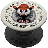 Cowboy Opossum Serenity Funny Western Quote PopSockets Adhesive PopGrip