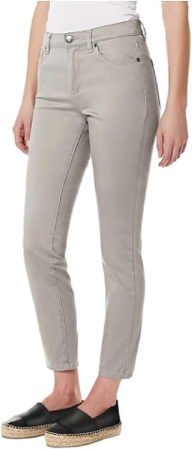 Buffalo David Bitton Womens Super Stretch Skinny Ankle Grazer Pant (2/26, Stone Gray) at Amazon 