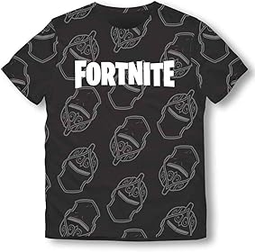 Fortnite Niño Camisetas, Polos y Camisas Negro 