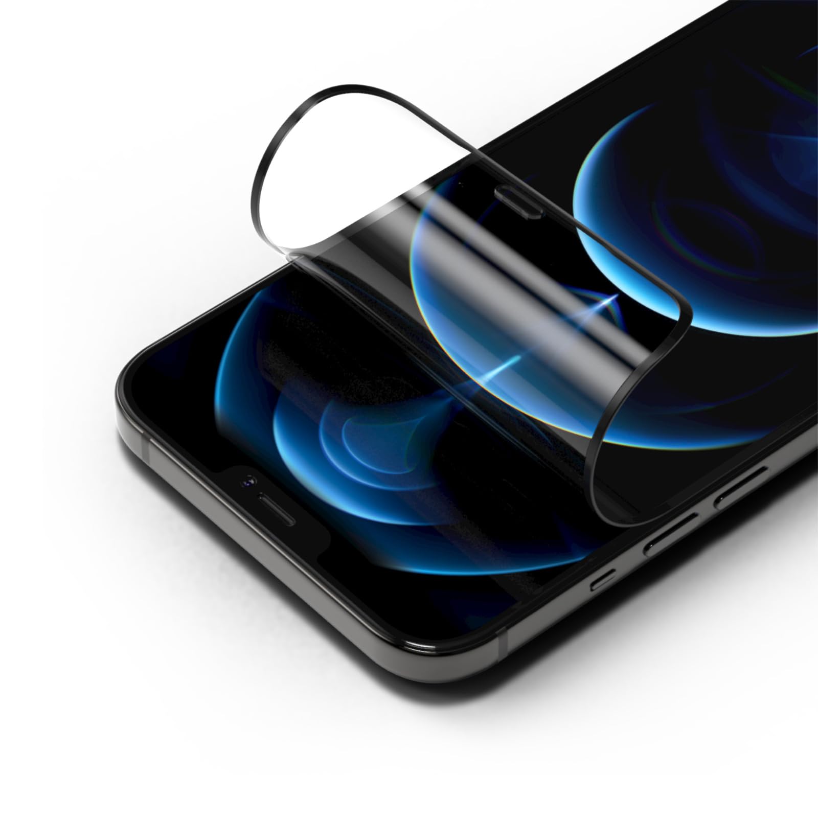 RHINOSHIELD Anti Blue Light Impact Screen Protector Compatible with [iPhone 12 Pro Max] Full Coverage, High Impact Resistance, Durable, Scratch&Fingerprint Resistant, Alignment Frame Easy to Install