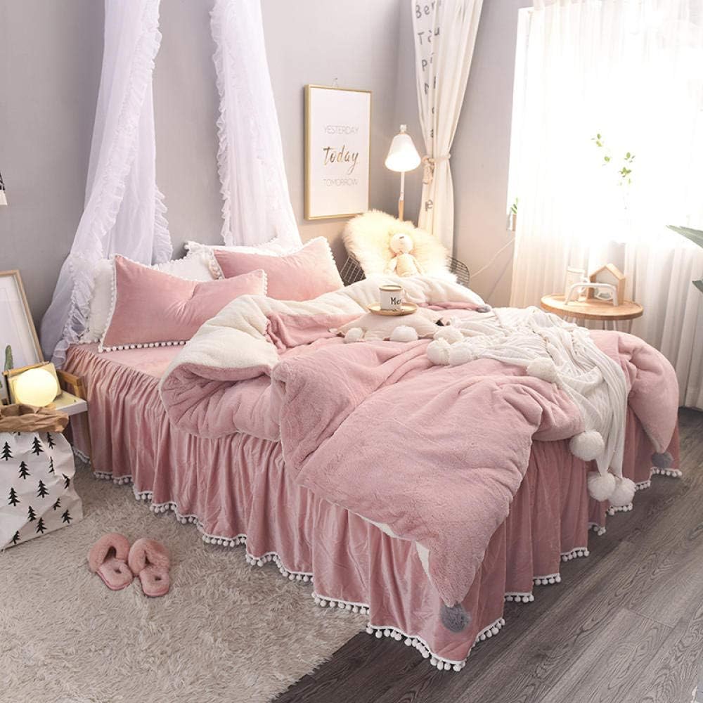 Shinon double teddy bear fleece bedding,Winter doublesided flannel