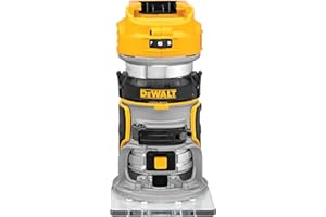 DEWALT DCW600B 20V MAX XR CMPCT Metal Fixed Base Router