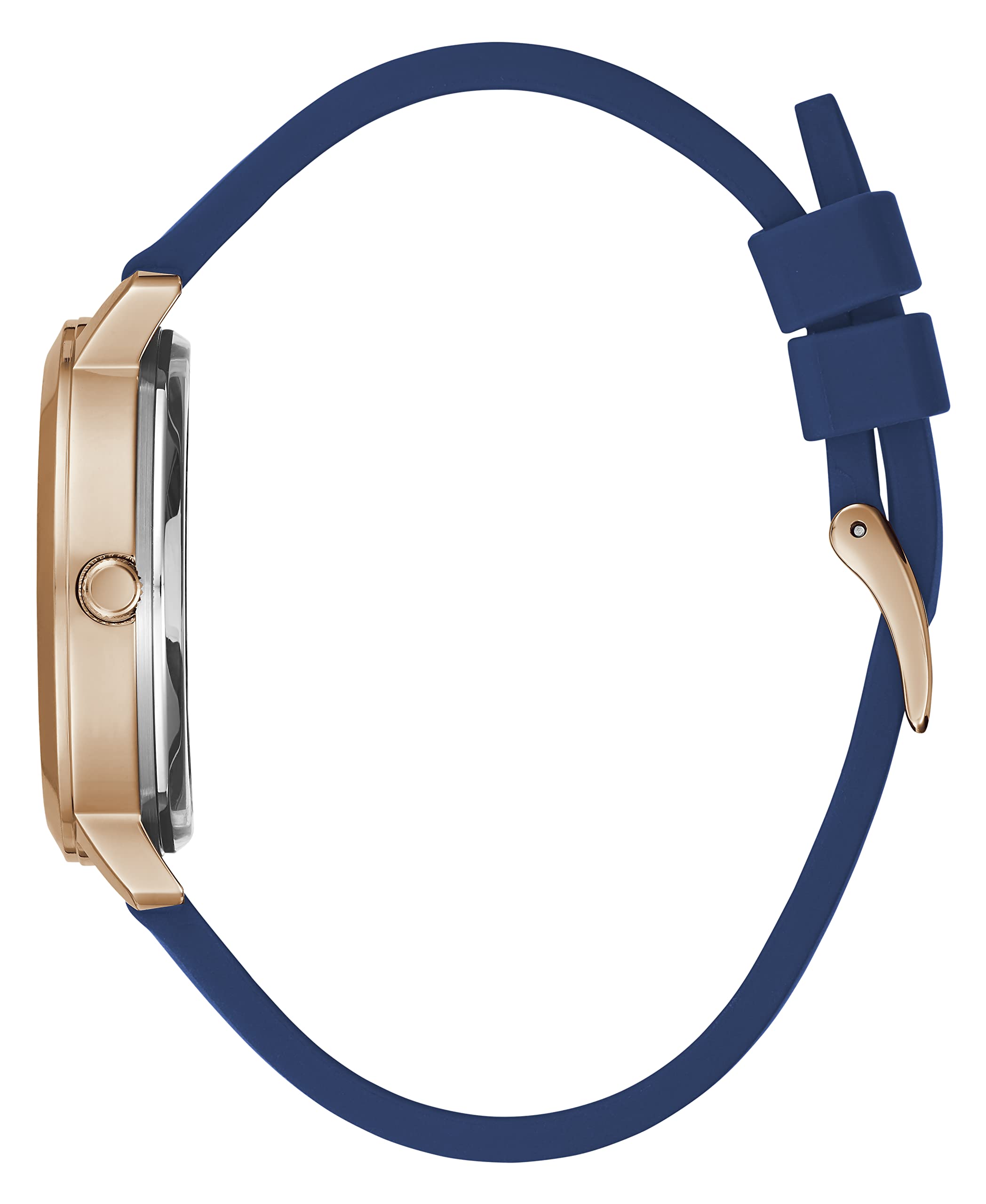 Guess Womens Quartz Watch, Analogue Classic Display and Stainless Steel Strap W0989L3