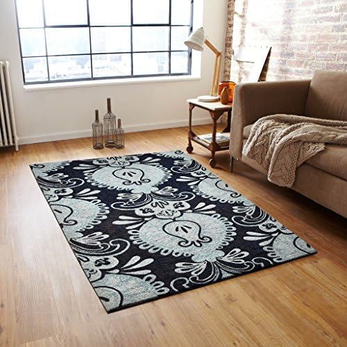 Desirica Jacquard Woven Design Polycotton Carpet - Multicolour