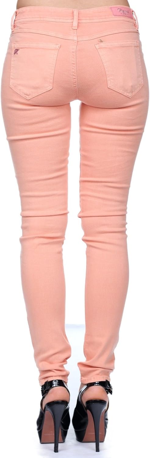 peach color jeans