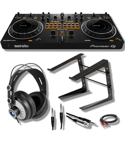 Amazon.com: Paquete de controlador DJ Pioneer DDJ-REV1 con cables