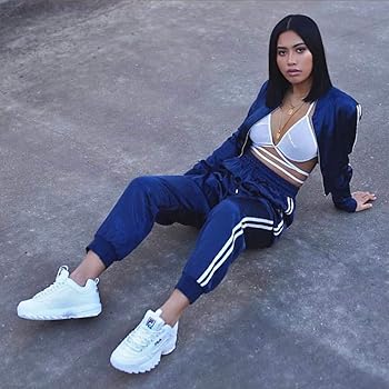 satin tracksuit set