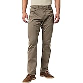 Mavi Men's Zach Mid Rise Straight Leg Pants, Olive Casual Twill, 35x32