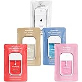 Touchland Hydrating Hand Sanitizer Spray, DREAM 5 Set (Watermelon, Berry, Beach Coco, Sandalwood, Icy White Hand Mist Case), 1 FL. OZ. Travel Size Power Mist Sprays with Case