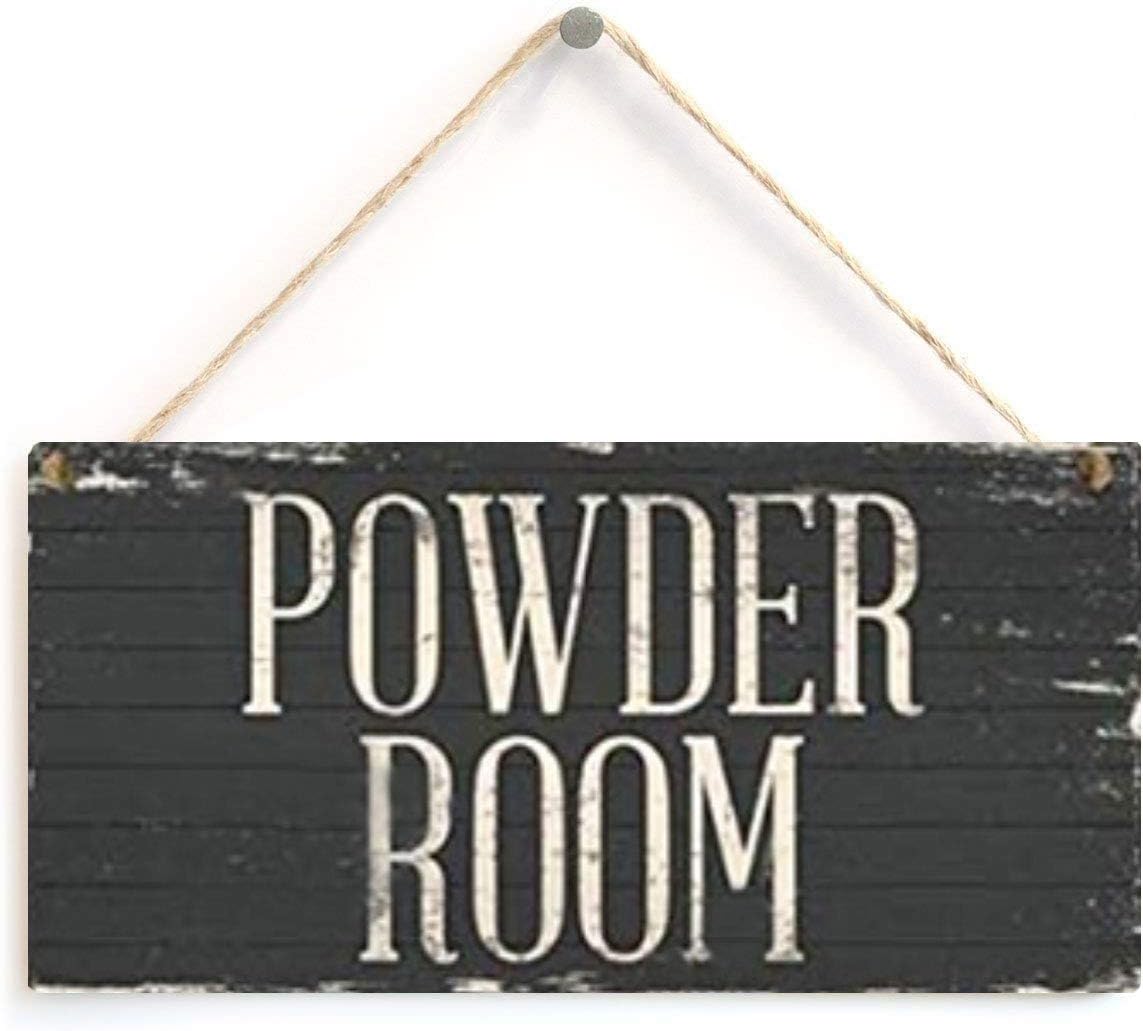 Bathroom Sign for Door Bathroom Sign Accessories Shabby Chic Toilet Loo Sign 5 X 10 Inch