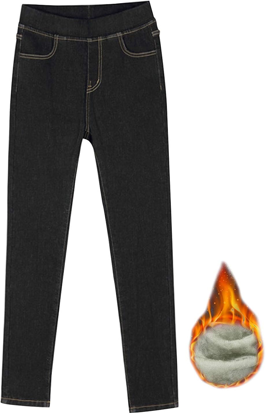 fleece lined jeans for ladies