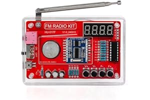 Pasuihcay DIY FM Radio DIY FM Radio Electronic Kit 87-108MHZ FM Radio DIY Kit DIY Soldering Project Practice Solder