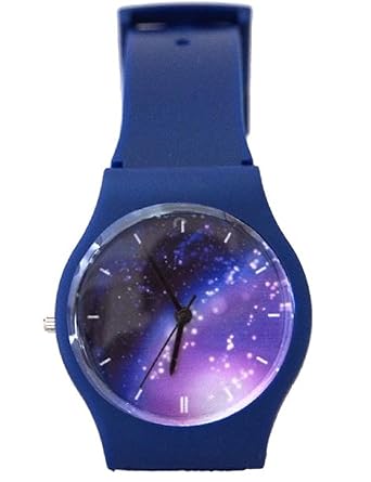 Amazon 流星 ウォッチ 星空 宇宙 柄 の 腕時計 防水 機能 あり