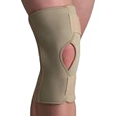 Thermoskin Open Knee Wrap Stabilizer, Large, Beige