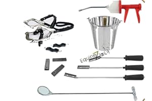 EQUINEZ TOOLS Equine Dental Kit Set Speculum Horse with Basic Items Floats, Syringe, Mirror