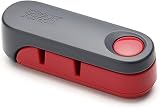 Joseph Joseph Rota Folding Knife Sharpener Red, Non Slip, Coarse and Fine Wheels view 3
