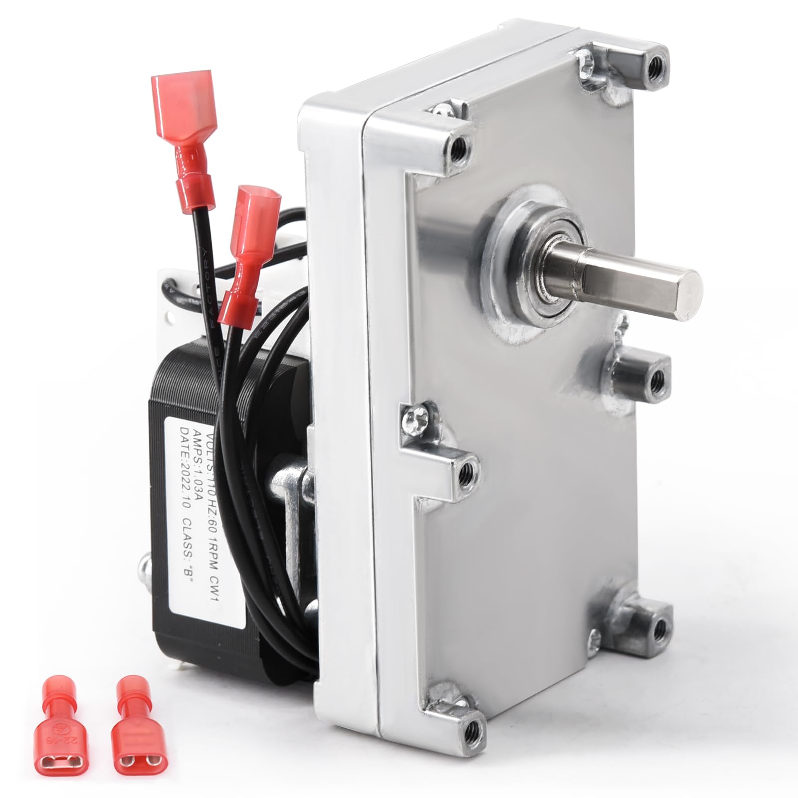 Photo 1 of H5886 Auger Motor for Whitfield Advantage 2, Advantage II-T & II, Advantage Plus, Profile 30 & 20, Quest, Lennox Winslow PS40 &PI40 Pellet Stoves Inserts, 1 1RPM Auger Motor for Lennox & Whitfield