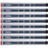 Set of 8 WINN DRI-TAC STANDARD Golf Grips - Non-Slip &amp; Cushioned Comfort - Moisture-Wicking &amp; Shock Absorption - AVS Technology - Hand Alignment &amp; Lighter Grip Pressure - Tacky in All Weather