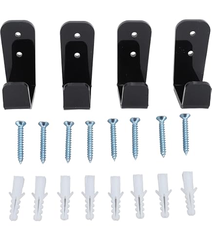 Support Mural Robuste Pour Croses De Hockey - Rangez Patins, Casque, Gants & Équipement (Lot De 2) - Idéal Maison, Garage Ou Patinoire