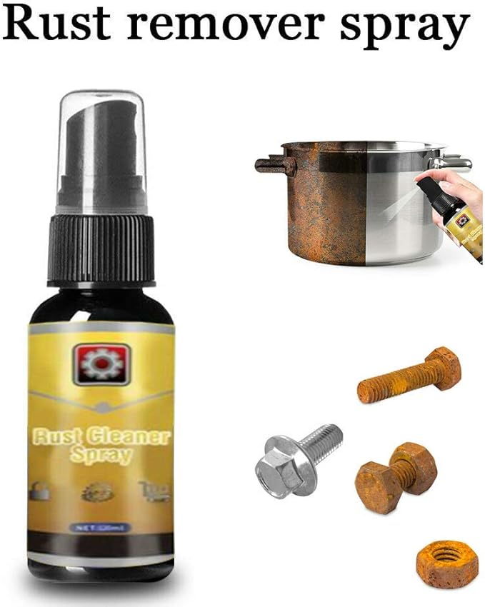 MARFUNY 3 Pcs Rust Cleaner Spray Derusting Spray, MultiPurpose Car