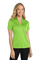 Joe's USA Ladies Silk Touch Golf Polo Shirt-2XL-Lime