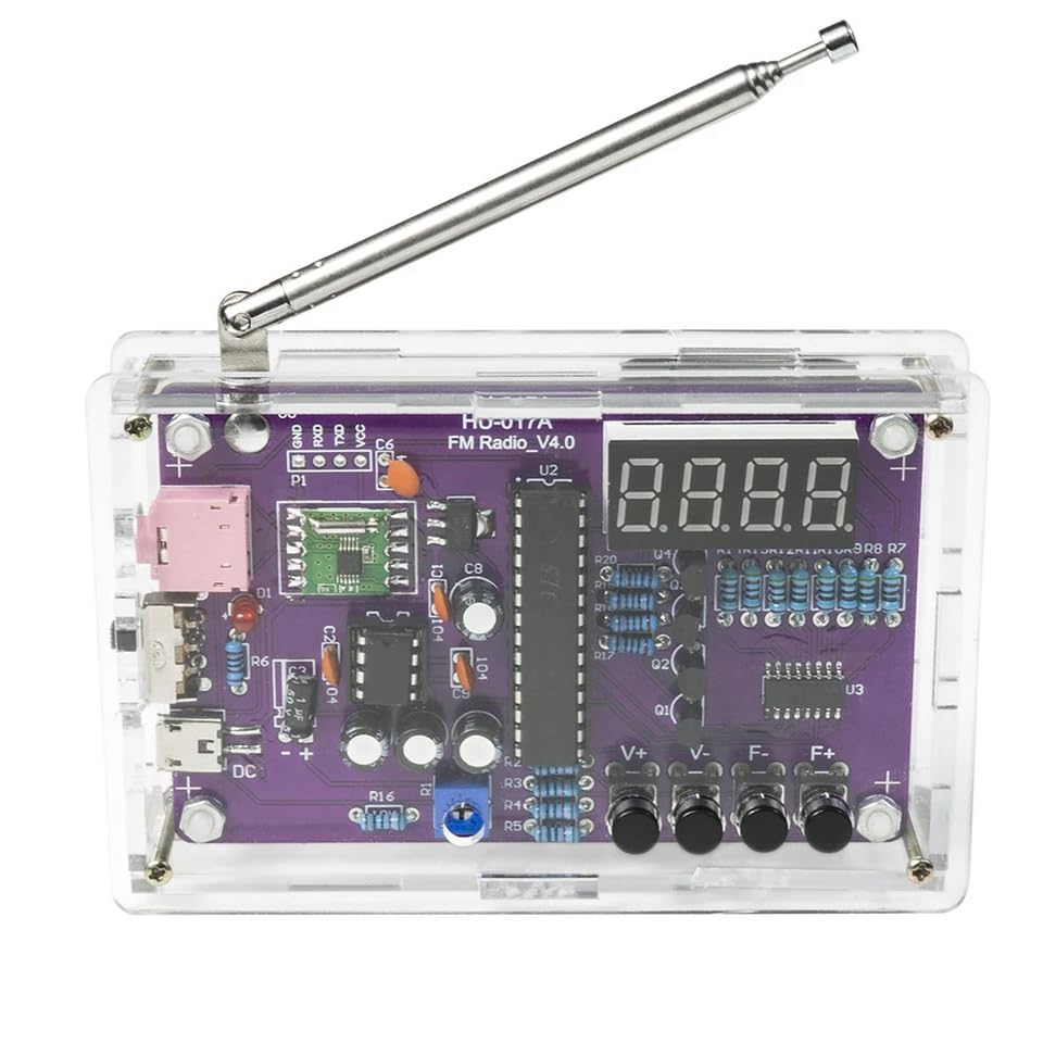 DUTTY DIY Radio assembly kit,FM frequency modulation circuit board production