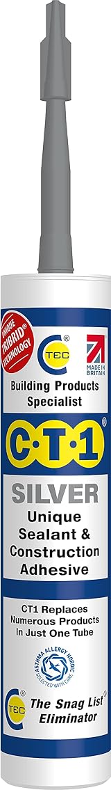 CT1 CT1SILVER Silver TRIBRID Universal Sealant & Adhesive 290ml