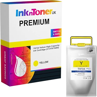 Premium Compatible T9734 Yellow High Capacity Ink Cartridge c13t973400