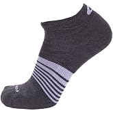 Point6 Running Wall Street Extra Light Mini Crew Socks Gray S