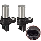 Pair Camshaft Crankshaft Position Sensor Set PC464 23731-6N21A Compatible with 2002 2003 2004 2005 2006 Nissan Altima Nissan Sentra 2005 2006 2007 2008 2009 2010 Nissan Frontier