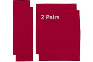 Counting Mars 2 Set Replacement Cover Canvas for Directors Chair, 20cm X 52cm + 52cm X 42cm, Red
