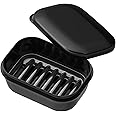 Quatish Leakproof Soap Holder 1 Pack, Travel Soap Container with Lid, Travel Size Toiletries, Portable Bar Soap Holder, Soap 