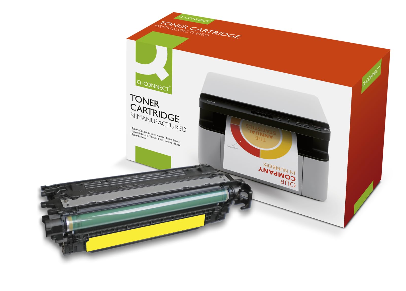 Q-Connect Compatible Solution HP 648A Laserjet Toner Cartridge Yellow CE262A-COMP