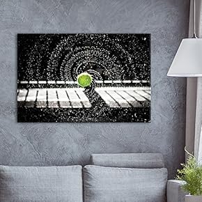 Sports Theme Spinning Tennis Ball Water Splash