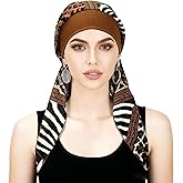 FADACHY Chemo Headwear for Women,Chemo Caps Lightweight for Summer with Head Scarf,Silky Soft Hair Turbans Fashion