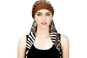 FADACHY Chemo Headwear for Women,Chemo Caps Lightweight for Summer with Head Scarf,Silky Soft Hair Turbans Fashion