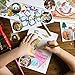 Chinco 500 Pieces Animal Stickers Zoo Animal Roll Stickers 1-1/2 Inch Self Adhesive Label Animal Shape Wall Decals for Kids Party Favors, 8 Styles