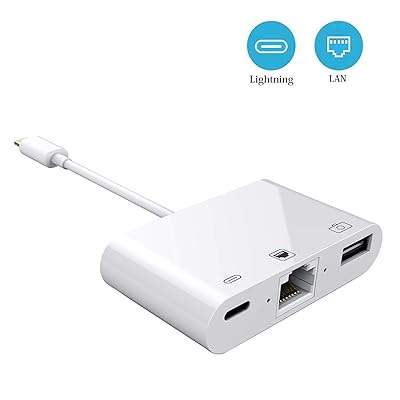 Lightning to RJ45 LAN Wired Gigabit Ethernet Adapter Nigeria Ubuy