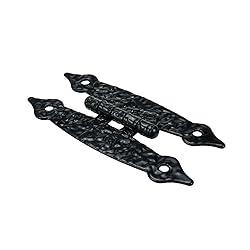 LC LICTOP H Type Black Metal Hinges Uneven Surface