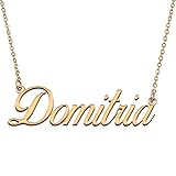HUAN XUN Customized Custom Simple Any Name Necklace