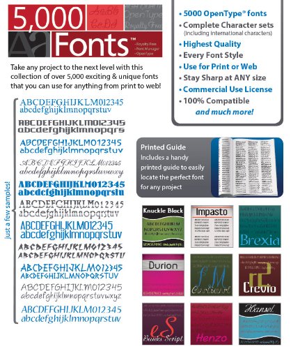 5000 FONTS [Download] - Thumbnail 4